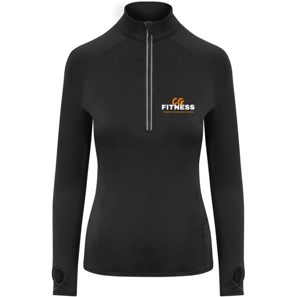 Cool-Flex Girlie Half Zip Top Thumbnail